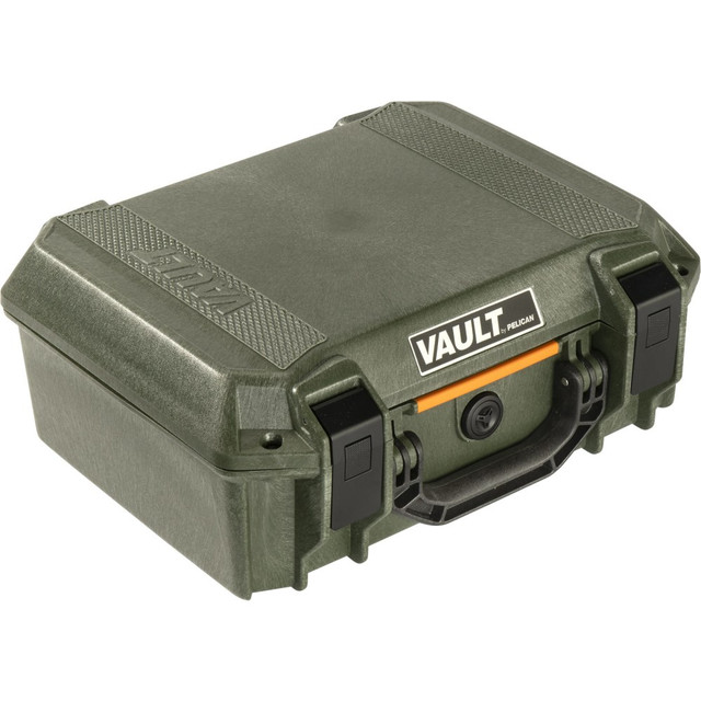 PELICAN PRODUCTS INC. VCV200-0020-ODG Pelican Polyethylene Vault Medium Pistol Case With Foam, 15-7/16inH x 13-1/8inW x 6-3/16inD, OD Green