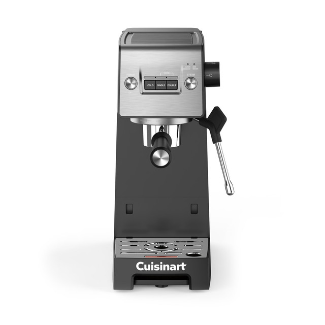 CONAIR CORPORATION EM-160 Cuisinart 8-Cup Slim Espresso Machine, Black/Silver