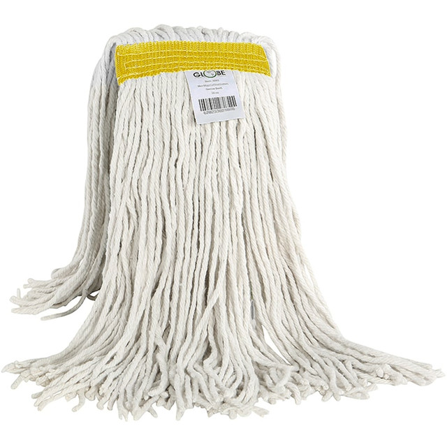 GLOBE COMMERCIAL PRODUCTS INC 3095EA Globe Commercial Products Cotton Wet Mop Refill, 24 Oz, White GLOBE COMMERCIAL PRODUCTS INC 3095EA Globe Commercial Products Cotton Wet Mop Refill, 24 Oz, White