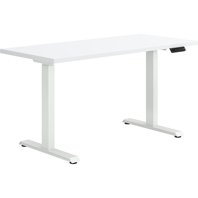 HON HONHABWHTDW2454 Coze Worksurface With Coordinate Height-Adjustable Base, 54inW, Designer White/White HON HONHABWHTDW2454 Coze Worksurface With Coordinate Height-Adjustable Base, 54inW, Designer White/White