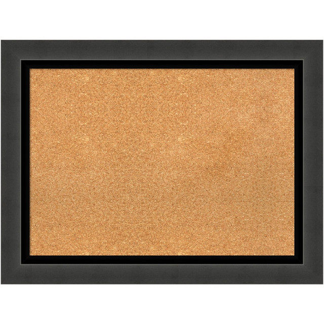 UNIEK INC. A42705383464 Amanti Art Cork Bulletin Board, 33in x 25in, Natural, Tuxedo Black Polystyrene Frame UNIEK INC. A42705383464 Amanti Art Cork Bulletin Board, 33in x 25in, Natural, Tuxedo Black Polystyrene Frame