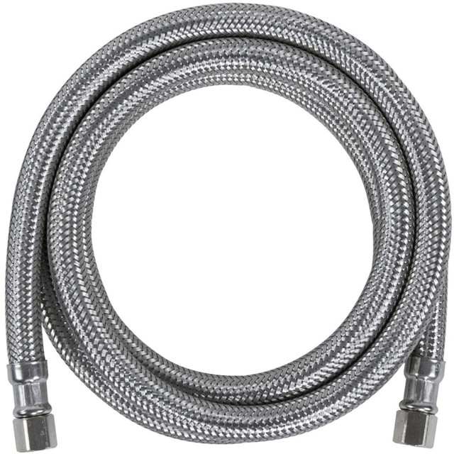 SELA PRODUCTS, LLC IM60SS Certified Appliance Accessories Braided Stainless Steel Ice Maker Connector - 60in - Silver, Stainless Steel - Polyester, Polyvinyl Chloride (PVC), Stainless Steel, Brass SELA PRODUCTS, LLC IM60SS Certified Appliance Accessories Braided Stainless Steel Ice Maker Connector - 60in - Silver, Stainless Steel - Polyester, Polyvinyl Chloride (PVC), Stainless Steel, Brass
