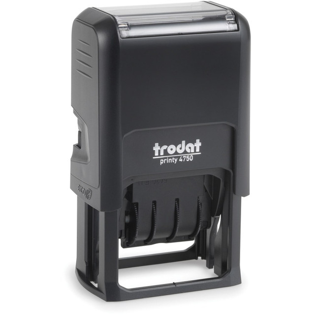 TRODAT E4754 Printy 5-in-1 Date Stamp - Date Stamp - ENTERED, FAXED, PAID, RECEIVED - 10000 Impression(s) - Red, Blue - Recycled - 1 Each TRODAT E4754 Printy 5-in-1 Date Stamp - Date Stamp - ENTERED, FAXED, PAID, RECEIVED - 10000 Impression(s) - Red, Blue - Recycled - 1 Each