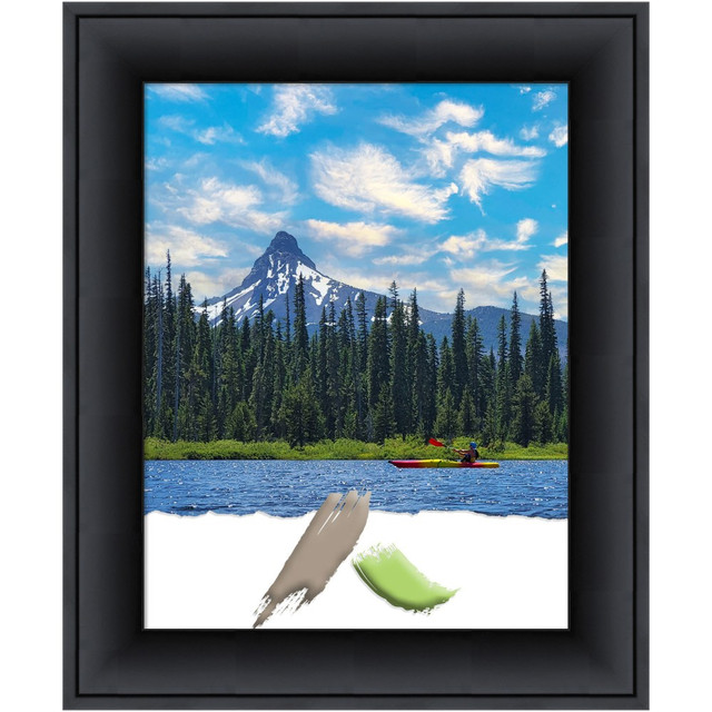 UNIEK INC. A42708296950 Amanti Art Wood Picture Frame, Opening Size 11in x 14in, 14in x 17in, Nero Black UNIEK INC. A42708296950 Amanti Art Wood Picture Frame, Opening Size 11in x 14in, 14in x 17in, Nero Black