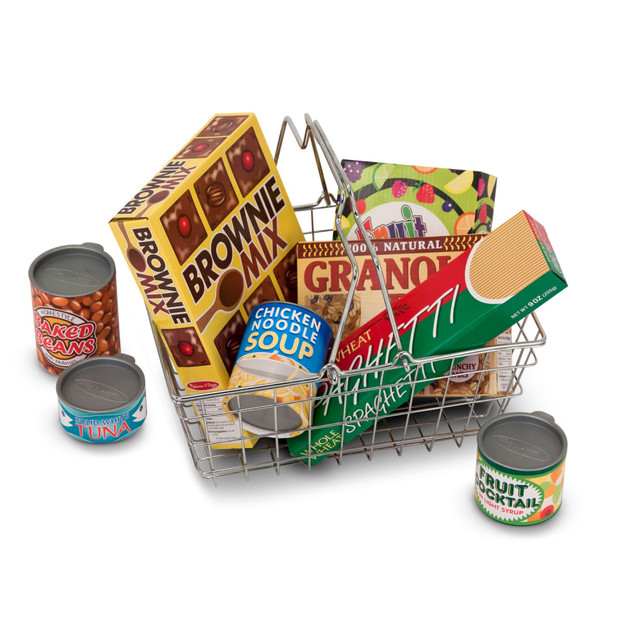 MELISSA & DOUG, LLC LCI5171 Melissa & Doug Lets Play House! Grocery Basket With Play Food MELISSA & DOUG, LLC LCI5171 Melissa & Doug Lets Play House! Grocery Basket With Play Food
