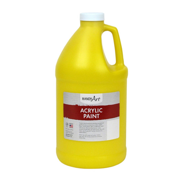 MEXICAN INN CHILI PRODUCTS RPC102010 Handy Art Student Acrylic Paint, 64 Oz, Chrome Yellow MEXICAN INN CHILI PRODUCTS RPC102010 Handy Art Student Acrylic Paint, 64 Oz, Chrome Yellow