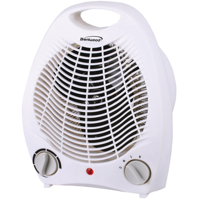 BRENTWOOD APPLIANCES, INC. H-F302W Brentwood H-F302W Convection Heater - 750 W to 1500 W - 2 x Heat Settings - 1500 W - Indoor - Portable - White