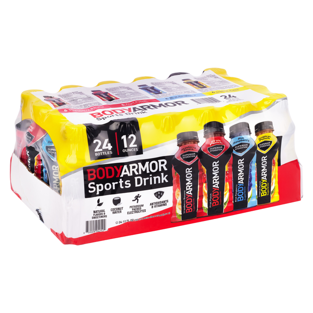 BODY ARMOR NUTRITION, LLC 850009942524 Bodyarmor BASE Sports Drink Variety Pack, 12 Oz, Pack Of 24 Drinks