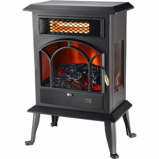 SOURCE NETWORK/LIFESMART HT1109 Lifesmart 3 Sided Flame View Infrared Heater Stove - Infrared/Quartz - Electric - 1000 W to 1500 W - 2 x Heat Settings - Timer - 1500 W - Remote Control - Living Room, Bedroom, Basement, Indoor SOURCE NETWORK/LIFESMART HT1109 Lifesmart 3 Sided Flame View Infrared Heater Stove - Infrared/Quartz - Electric - 1000 W to 1500 W - 2 x Heat Settings - Timer - 1500 W - Remote Control - Living Room, Bedroom, Basement, Indoor