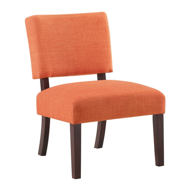 OFFICE STAR PRODUCTS JAS-M5 Office Star Jasmine Fabric Accent Chair, Tangerine