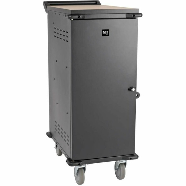 TRIPP LITE CSC27AC Eaton Tripp Lite Series AC Charging Cart Storage Station 27Port Chromebook Laptop Tablet - Cart charge and management - for 27 notebooks - lockable - heavy duty steel - black - screen size: up to 15in - output: AC 120 V TRIPP LITE CSC27AC Eaton Tripp Lite Series AC Charging Cart Storage Station 27Port Chromebook Laptop Tablet - Cart charge and management - for 27 notebooks - lockable - heavy duty steel - black - screen size: up to 15in - output: AC 120 V