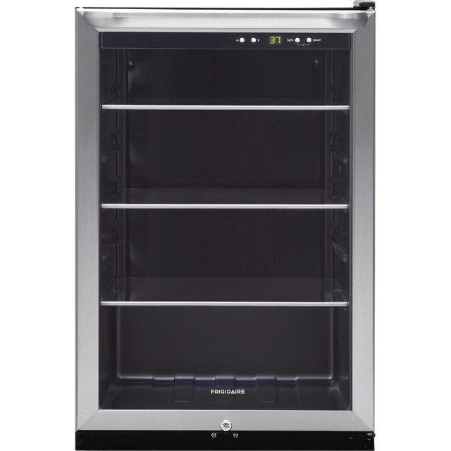 ELECTROLUX FRYB4623AS Frigidaire 4.6 Cu. Ft. Freestanding Beverage Center Refrigerator, Silver ELECTROLUX FRYB4623AS Frigidaire 4.6 Cu. Ft. Freestanding Beverage Center Refrigerator, Silver