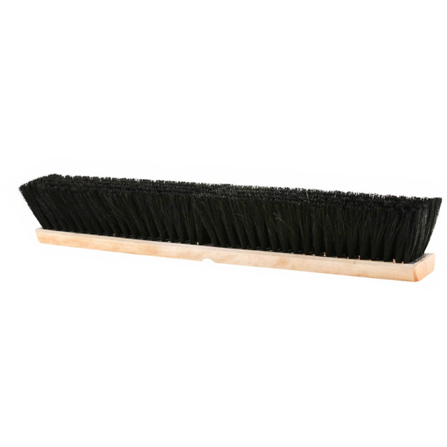 GLOBE COMMERCIAL PRODUCTS INC 4555EA Globe Commercial Products Tampico Push Broom Head, 24in x 3-1/2in, Black GLOBE COMMERCIAL PRODUCTS INC 4555EA Globe Commercial Products Tampico Push Broom Head, 24in x 3-1/2in, Black