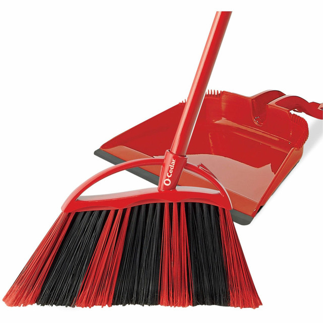 FREUDENBERG HOUSEHOLD PRODUCTS LP 172134 O-Cedar PowerCorner One Sweep Broom - Red, Black, Gray - 1 Each