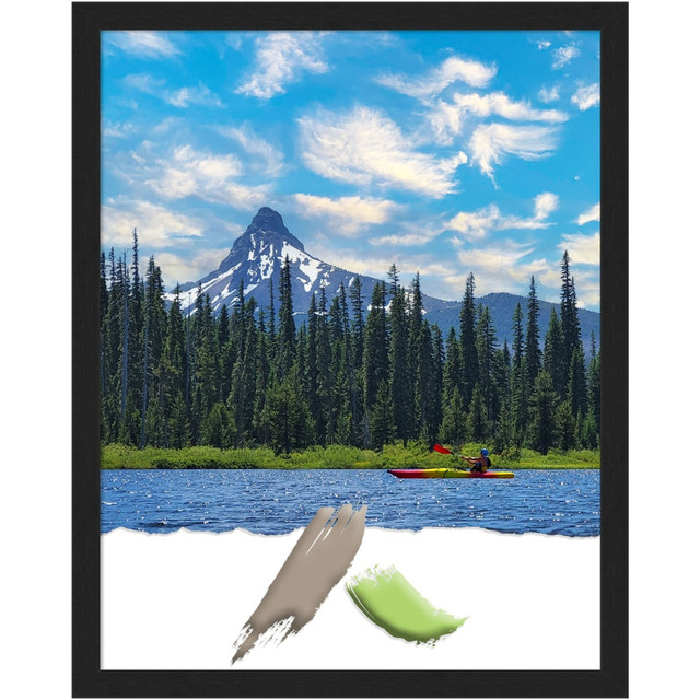 UNIEK INC. A42708298206 Amanti Art Grace Narrow Picture Frame, 24in x 30in, Opening Size 22in x 28in, Brushed Metallic Black UNIEK INC. A42708298206 Amanti Art Grace Narrow Picture Frame, 24in x 30in, Opening Size 22in x 28in, Brushed Metallic Black