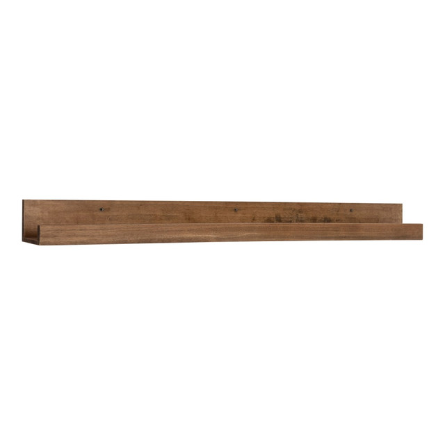 UNIEK INC. 216480 Kate And Laurel Levie Wall Shelf, 3-1/2inH x 42inW x 3-1/2inD, Rustic Brown UNIEK INC. 216480 Kate And Laurel Levie Wall Shelf, 3-1/2inH x 42inW x 3-1/2inD, Rustic Brown