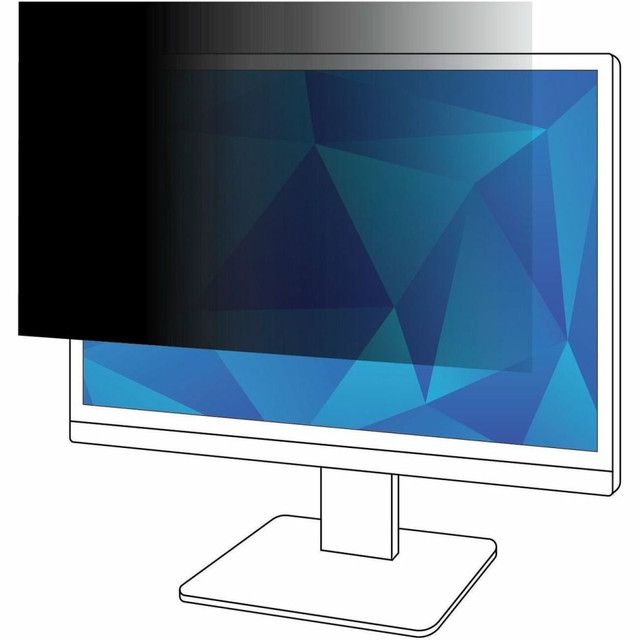 3M CO PF235W9B 3M Privacy Filter for Monitors, 23.5in Full Screen, 16:9 Aspect Ratio, Redcues Blue Light, Anti-Glare