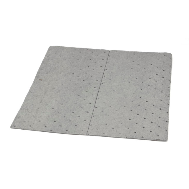 THE TRANZONIC COMPANIES AS-SHPB-P-BX Hospeco TaskBrand Universal Sorbent Pads, 15in x 18in, Gray, Extra Heavy Duty, Melt Blown, Bale Of 100 Pads