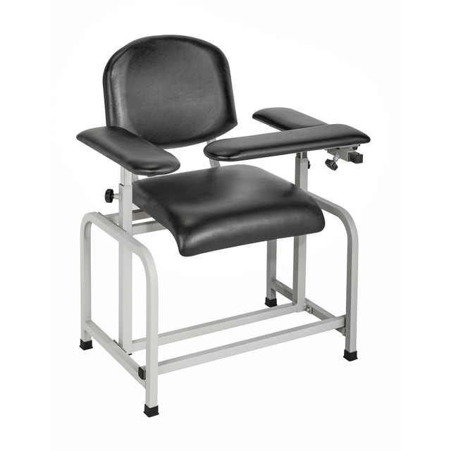 ADIR CORP. ADI997-01-BLK Alpine AdirMed Blood Drawing Chair, Black/Gray ADIR CORP. ADI997-01-BLK Alpine AdirMed Blood Drawing Chair, Black/Gray