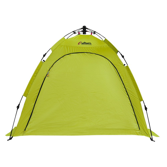 RDG IMPORTS, LTD 9019GRN Outdoors Professional Beach Refuge Pop-Up Sun Shelter, 59inH x 83inW x 83inD, Green