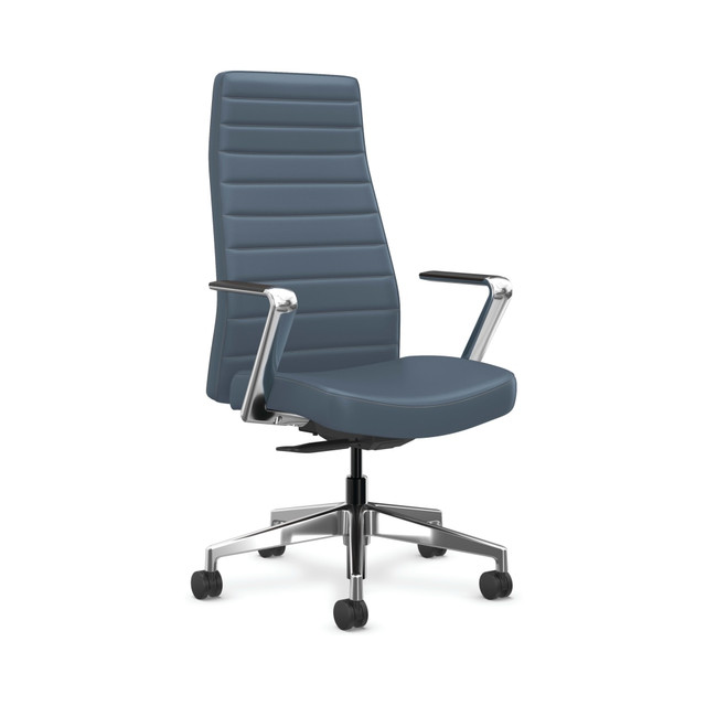 HNI CORPORATION HONCEUW0PU93C9P HON Cofi Ergonomic Vinyl High-Back Executive Office Chair, Nimbus/Blue HNI CORPORATION HONCEUW0PU93C9P HON Cofi Ergonomic Vinyl High-Back Executive Office Chair, Nimbus/Blue