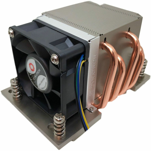DYNATRON CORPORATION A26 Dynatron A26 Cooling Fan/Heatsink - 2.36in Maximum Fan Diameter - 1 x Fan(s) - 43.75 CFM Maximum Airflow - 8000 rpm - Dual Ball Bearing - Compatible AMD Socket: sTRX4, TR4, SP3, sWRX8 - Processor, CPU, Server - 8.0 Year Life DYNATRON CORPORATION A26 Dynatron A26 Cooling Fan/Heatsink - 2.36in Maximum Fan Diameter - 1 x Fan(s) - 43.75 CFM Maximum Airflow - 8000 rpm - Dual Ball Bearing - Compatible AMD Socket: sTRX4, TR4, SP3, sWRX8 - Processor, CPU, Server - 8.0 Year Life