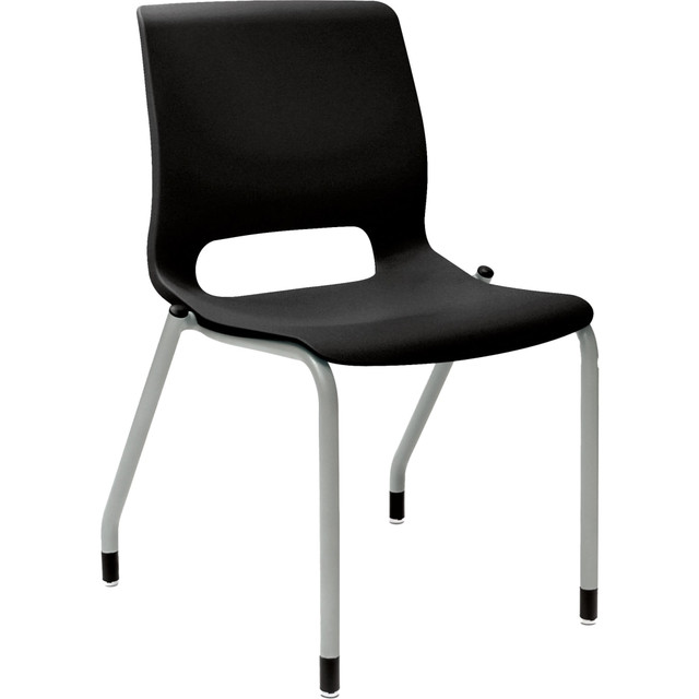 HNI CORPORATION HMG1.N.E.ON.PLAT HON Motivate Stacking Chairs, Onyx/Platinum, Set Of 2 Chairs HNI CORPORATION HMG1.N.E.ON.PLAT HON Motivate Stacking Chairs, Onyx/Platinum, Set Of 2 Chairs