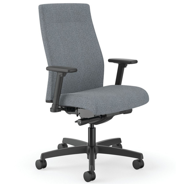 HNI CORPORATION HIWMUKD.Y2.A.H.APX25.NL.SB.T HON Ignition 2.0 Ergonomic Fabric-Upholstered Mid-Back Task Chair, Basalt/Black HNI CORPORATION HIWMUKD.Y2.A.H.APX25.NL.SB.T HON Ignition 2.0 Ergonomic Fabric-Upholstered Mid-Back Task Chair, Basalt/Black