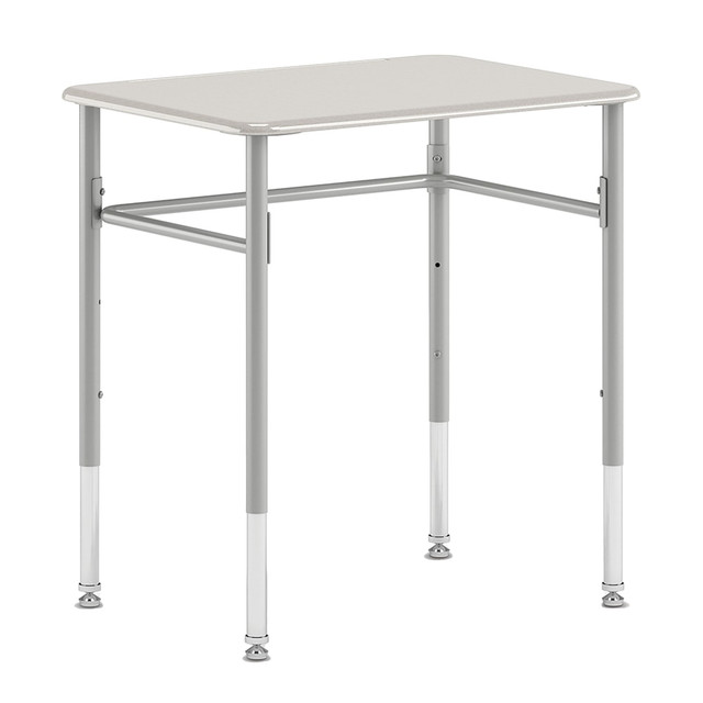 HNI CORPORATION HLDV-MRECT2026A.E.G1.T1 HON SmartLink 26inW Student Desks, White/Platinum Metallic, Set Of 2 Desks HNI CORPORATION HLDV-MRECT2026A.E.G1.T1 HON SmartLink 26inW Student Desks, White/Platinum Metallic, Set Of 2 Desks
