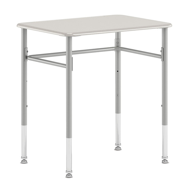 HNI CORPORATION HLDV-MRECT2026A.E.G1.T1 HON SmartLink 26inW Student Desks, White/Platinum Metallic, Set Of 2 Desks