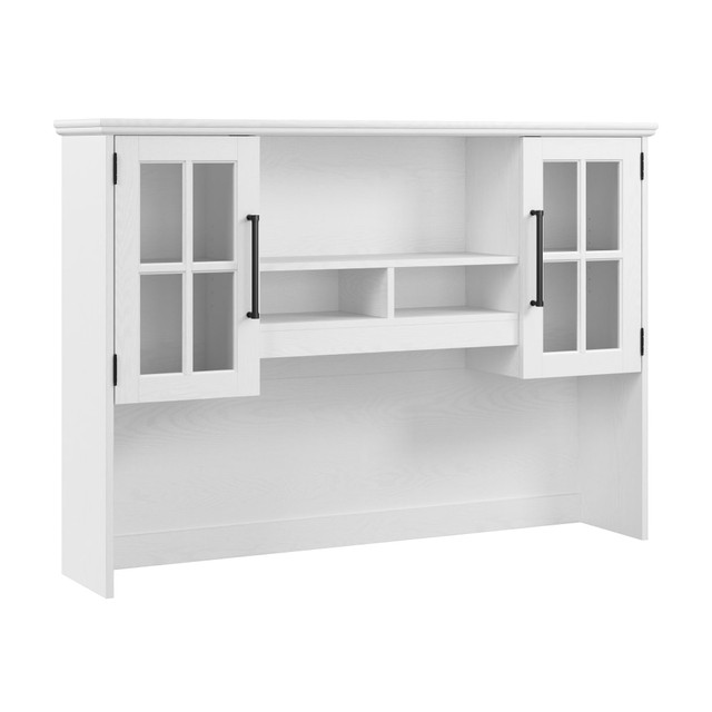 BUSH INDUSTRIES INC. WBH160WAS-03 Bush Furniture Westbrook 60inW Computer Desk Hutch, White Ash, Standard Delivery BUSH INDUSTRIES INC. WBH160WAS-03 Bush Furniture Westbrook 60inW Computer Desk Hutch, White Ash, Standard Delivery