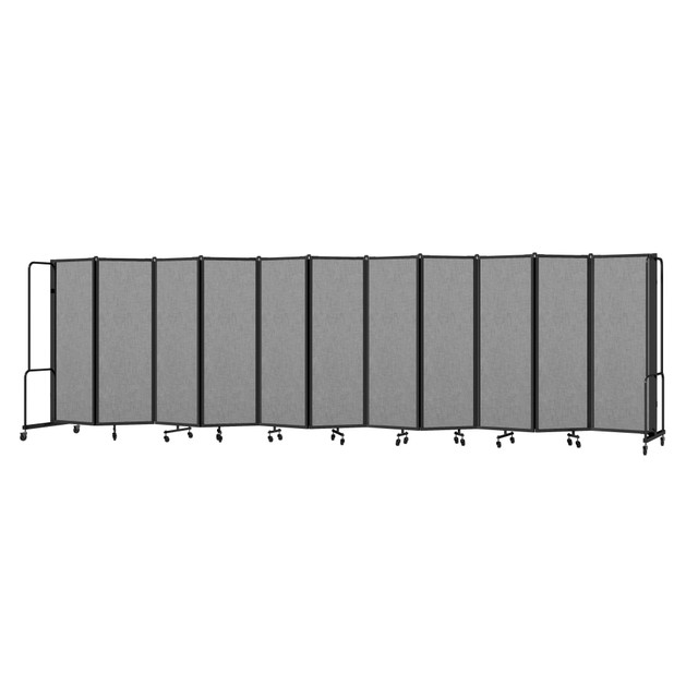 OKLAHOMA SOUND CORPORATION RDB6-11PT02 National Public Seating Room Divider, 11 Sections, 72inH x 256inW x 27inD, Gray/Black OKLAHOMA SOUND CORPORATION RDB6-11PT02 National Public Seating Room Divider, 11 Sections, 72inH x 256inW x 27inD, Gray/Black
