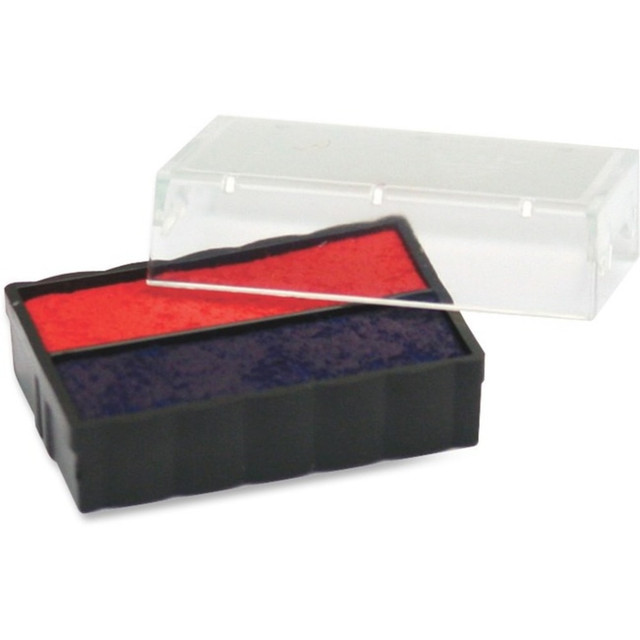 TRODAT WERKE WALTER JUST GES.M.B.H. & CO P4850BR Trodat E4850L Replacement Ink Pad - Red, Blue Ink - Plastic - 1 Each TRODAT WERKE WALTER JUST GES.M.B.H. & CO P4850BR Trodat E4850L Replacement Ink Pad - Red, Blue Ink - Plastic - 1 Each