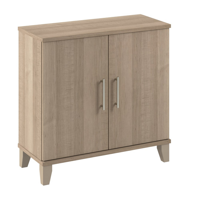 BUSH INDUSTRIES INC. STS130AG Bush Furniture Somerset Small Storage Cabinet With Doors And Shelves, Ash Gray, Standard Delivery BUSH INDUSTRIES INC. STS130AG Bush Furniture Somerset Small Storage Cabinet With Doors And Shelves, Ash Gray, Standard Delivery
