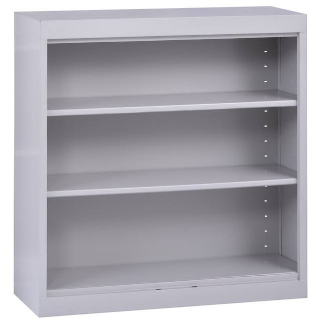 EDSAL SANDUSKY CORP BA20361236-05 Sandusky 3-Shelf Welded Steel Bookcase, 36inH x 36inW x 12inD, Dove Gray