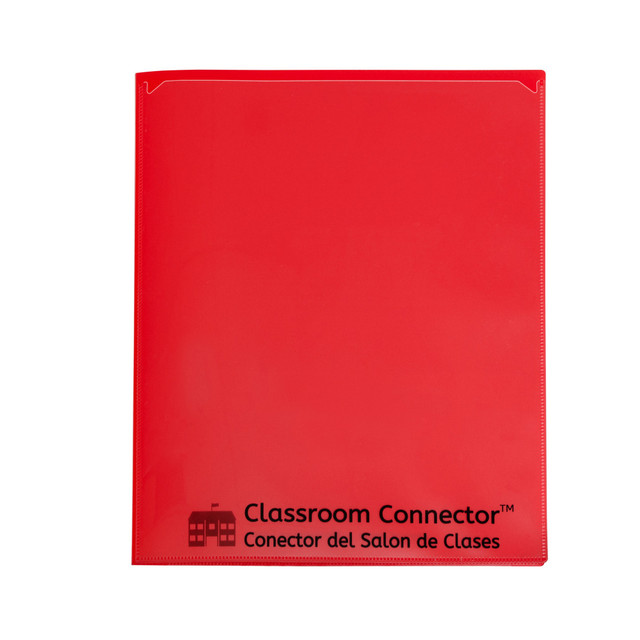 C-LINE PRODUCTS, INC. CLI32304 C-Line Classroom Connector Multi-Pocket Folders, Red, Box Of 15 C-LINE PRODUCTS, INC. CLI32304 C-Line Classroom Connector Multi-Pocket Folders, Red, Box Of 15