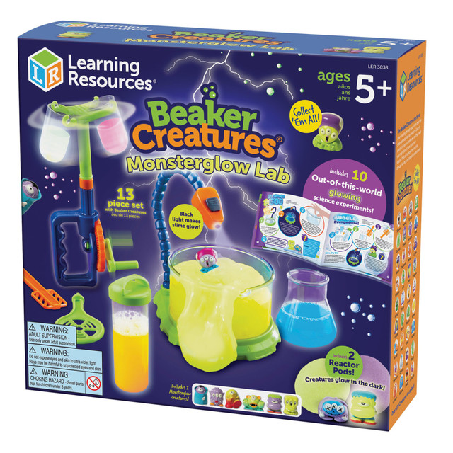 LEARNING RESOURCES, INC. LER3838 Learning Resources Beaker Creatures Monster Glow Lab LEARNING RESOURCES, INC. LER3838 Learning Resources Beaker Creatures Monster Glow Lab