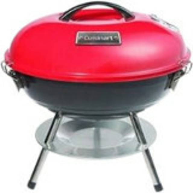 JORDAN KAHN CO CCG-190RB Cuisinart CCG-190RB Charcoal Grill - 1 Sq. ft. Cooking Area - Portable - Red JORDAN KAHN CO CCG-190RB Cuisinart CCG-190RB Charcoal Grill - 1 Sq. ft. Cooking Area - Portable - Red