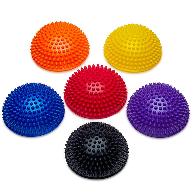 GABRIEL MANUFACTURING CORP. BNVBNBALPOD6SETBT Bintiva Balance Pods, 3-1/2in x 6-1/4in, Assorted Colors, Set Of 6 Pods