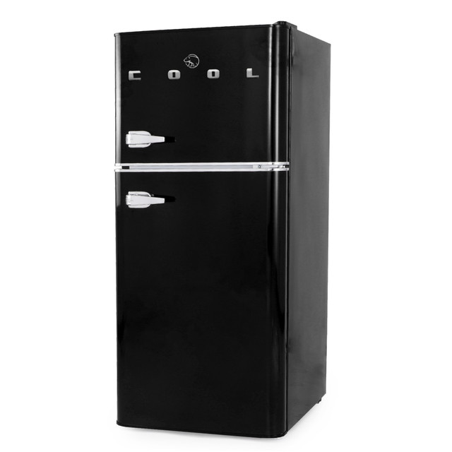 W APPLIANCE COMPANY LLC CCRRD45HB Commercial Cool 4.5 Cu. Ft. TM Retro Vintage Style Refrigerator With True Freezer, Black W APPLIANCE COMPANY LLC CCRRD45HB Commercial Cool 4.5 Cu. Ft. TM Retro Vintage Style Refrigerator With True Freezer, Black