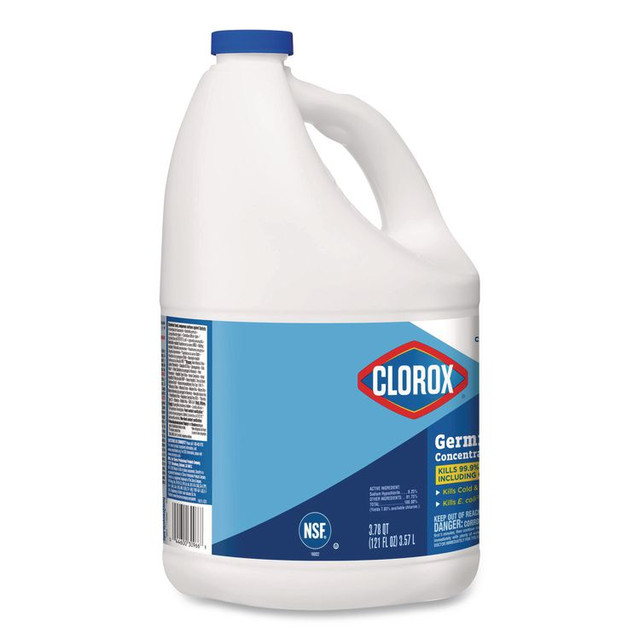 CLOROX SALES CO. 30966EA CloroxPro Concentrated Germicidal Bleach, Regular, 121 oz Bottle