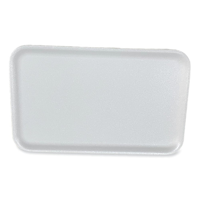 LAGASSE, INC. 16SWH GEN Meat Trays, #16S, 3/16inH x 11-11/16inW x 7-1/4inD, White, Pack Of 250 Trays LAGASSE, INC. 16SWH GEN Meat Trays, #16S, 3/16inH x 11-11/16inW x 7-1/4inD, White, Pack Of 250 Trays