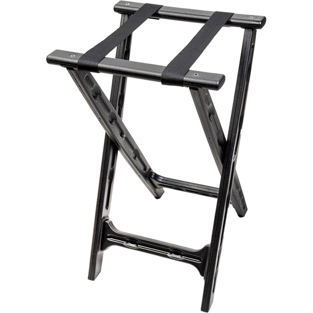 CENTRAL SPECIALTIES CO. 1500BLK-1 CSL Plastic 30inH Tray Stand, Black CENTRAL SPECIALTIES CO. 1500BLK-1 CSL Plastic 30inH Tray Stand, Black