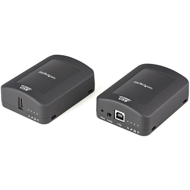 STARTECH.COM USB2001EXT2PNA USB 2.0 Extender over Cat5e or Cat6 RJ45 Cable - 330ft/100m USB Extender Adapter Kit w/ ESD - Locally or Remotely Powered - USB 2.0 extender connects a USB device up to 330ft/100m over CAT5e/CAT6 RJ45 cable 480Mbps STARTECH.COM USB2001EXT2PNA USB 2.0 Extender over Cat5e or Cat6 RJ45 Cable - 330ft/100m USB Extender Adapter Kit w/ ESD - Locally or Remotely Powered - USB 2.0 extender connects a USB device up to 330ft/100m over CAT5e/CAT6 RJ45 cable 480Mbps