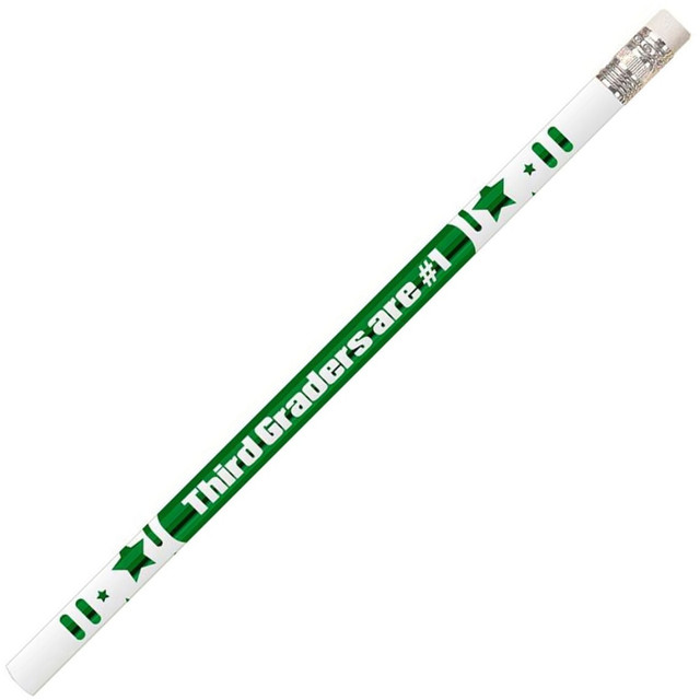 MUSGRAVE PENCIL COMPANY, INC. MUS2206G Musgrave Pencil Co. Inc. Motivational Pencils, 3rd Graders Are #1, 12 Pencils Per Pack, Set Of 12 Packs
