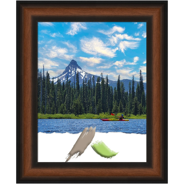 UNIEK INC. A42708296987 Amanti Art Yale Picture Frame, 14in x 17in, Opening Size 11in x 14in, Walnut UNIEK INC. A42708296987 Amanti Art Yale Picture Frame, 14in x 17in, Opening Size 11in x 14in, Walnut