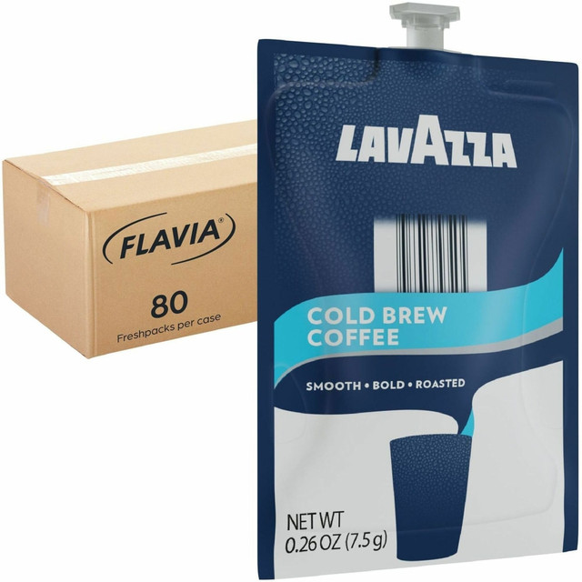 LAVAZZA NORTH AMERICA 48059 Lavazza Freshpack Cold Brew Coffee - Compatible with Flavia Creation 300 with Chill Refresh Module, Flavia Creation 600 with Chill Module - Freshpack - Cocoa - 80 / Carton LAVAZZA NORTH AMERICA 48059 Lavazza Freshpack Cold Brew Coffee - Compatible with Flavia Creation 300 with Chill Refresh Module, Flavia Creation 600 with Chill Module - Freshpack - Cocoa - 80 / Carton