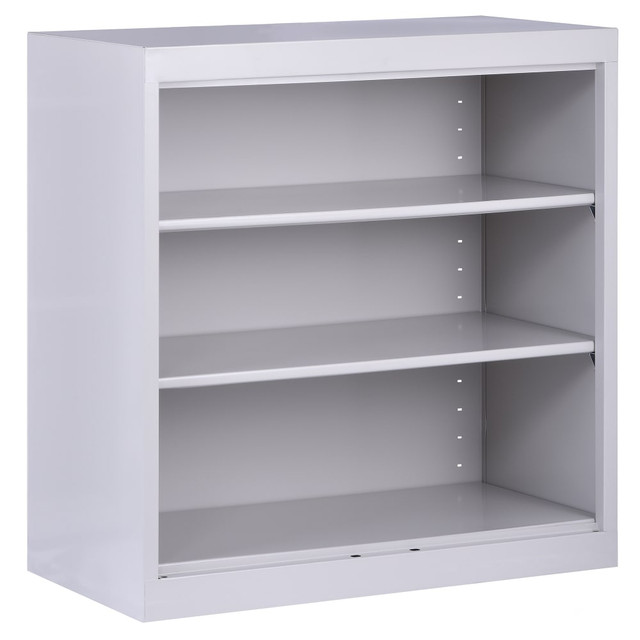 EDSAL SANDUSKY CORP BA20361836-05 Sandusky 3-Shelf Welded Steel Bookcase, 36inH x 36inW x 18inD, Dove Gray
