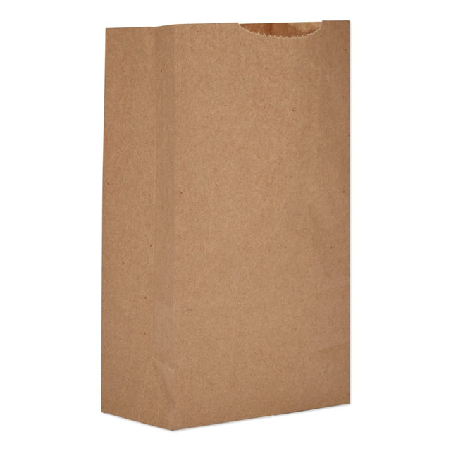 DURO BAG MFG. CO. 30903 General Grocery Paper Bags, 8-1/16inH x 4-3/4inW x 3inD, Kraft Brown, Pack Of 500 Bags