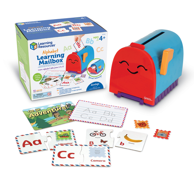 LEARNING RESOURCES, INC. LER5511 Learning Resources Alphabet Learning Mailbox, Multicolor LEARNING RESOURCES, INC. LER5511 Learning Resources Alphabet Learning Mailbox, Multicolor